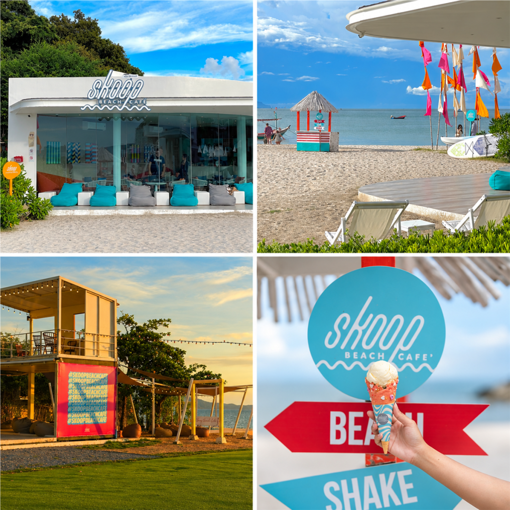 Skoop Beach Café Pattaya คาเฟ่ริมทะเลพัทยา